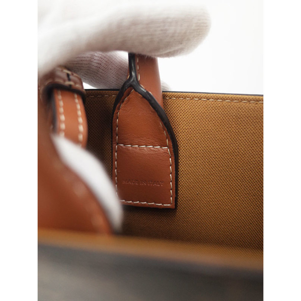 Celine Triomphe Canvas Mini Vertical 2way Bag Tan - image 5